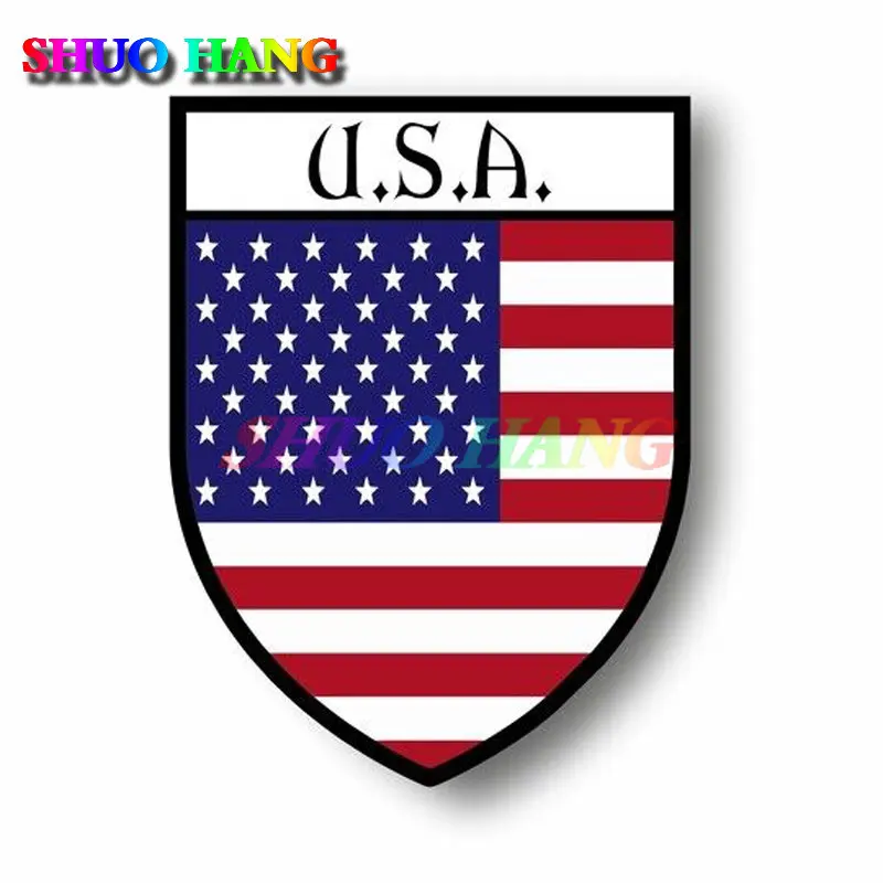 Наклейка автомобиль, строительный Флаг США, виниловые автомобильные аксессуары, автомобильные окна, гоночные грузовики, скейтборды, ноутбуки