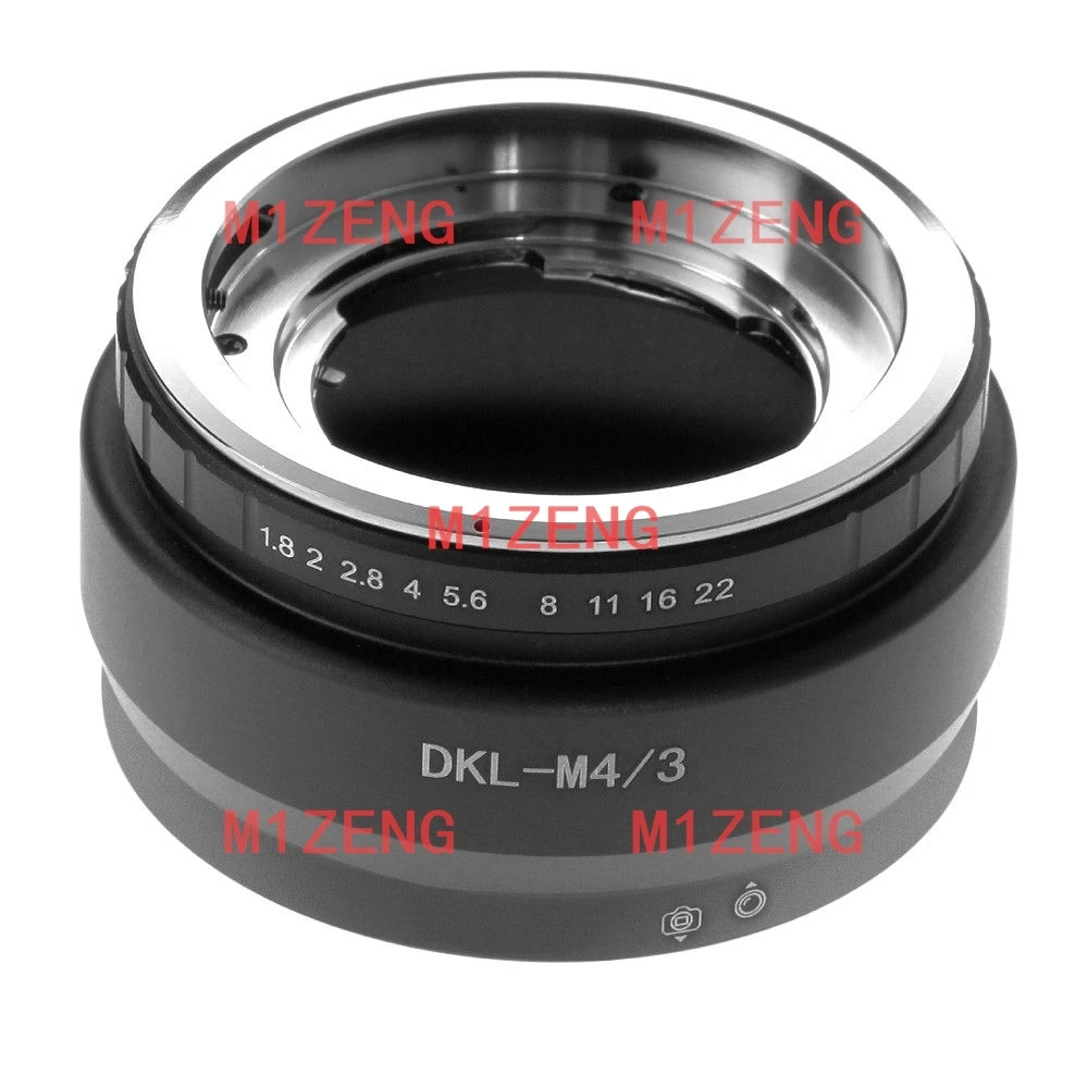 Фото Переходное кольцо DKL-M4/3 для объектива Deckel на камеру Micro Four Thirds M4/3 GH3/4/5 EM1/M/M10/EP5/EPL3/PL5/PL6/PL7 №1