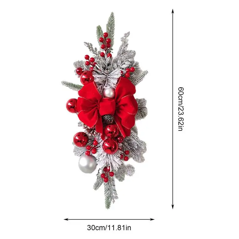 Garlands For Decor Christmas Safe Christmas Garland Decorations Christmas Wreath For Front Door Indoor Outdoor Fireplace Wall images - 6