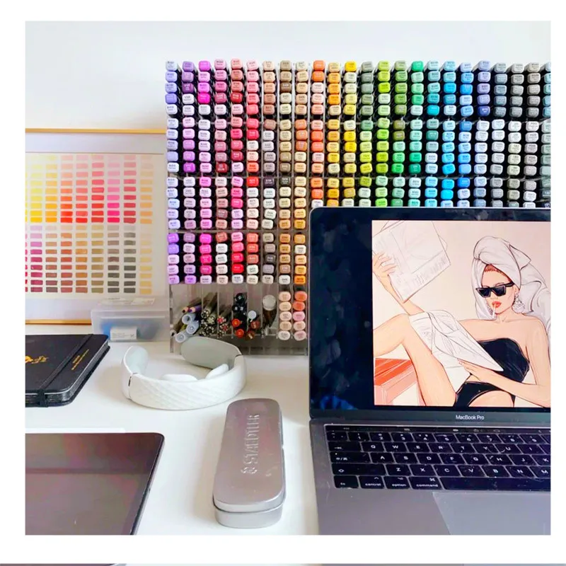 Ящик для хранения канцелярских принадлежностей прозрачный акриловый Органайзер