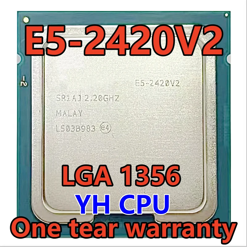 

E5-2420v2 E5-2420 V2 E5 2420v2 E5 2420 v2 SR1AJ 2.2 GHz Six-Core Twelve-Thread CPU Processor 15M 80W LGA 1356