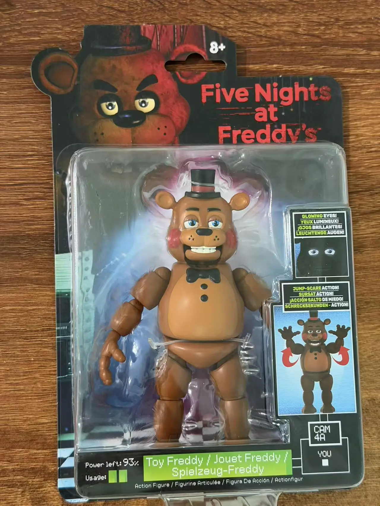 Коллекционная фигурка Toy Freddy из игры Five Nights at Freddy's - 5-дюймовая подвижная фигурка с светящимися в темноте глазами, ручная работа (art.: 3920dba3f032b) - 3920dba3f032b