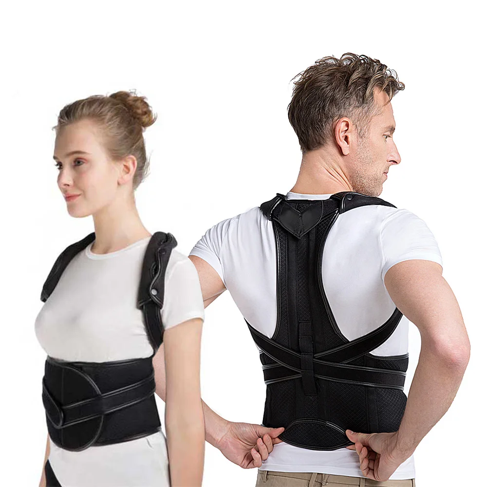 

2022 Posture Corrector Back Posture Support Clavicle Support Stop Bending and Hump Adjustable Back Straightening Trainer Unisex