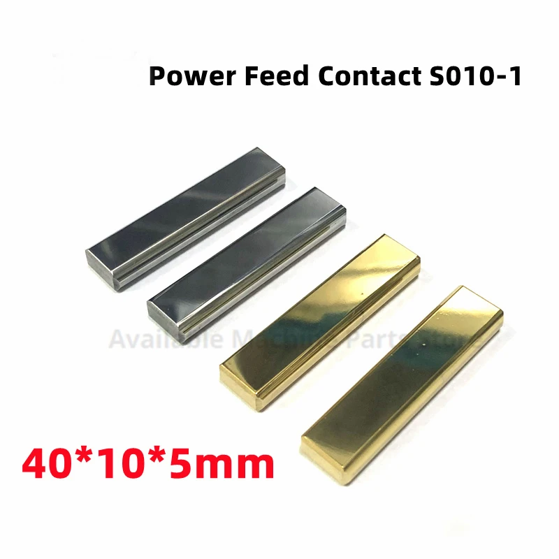 

New Wire EDM Machine CNC S010-1 3085936 3084592 3080972 Titanium Tungsten Carbide Power Feed Contact 40x10x5mm