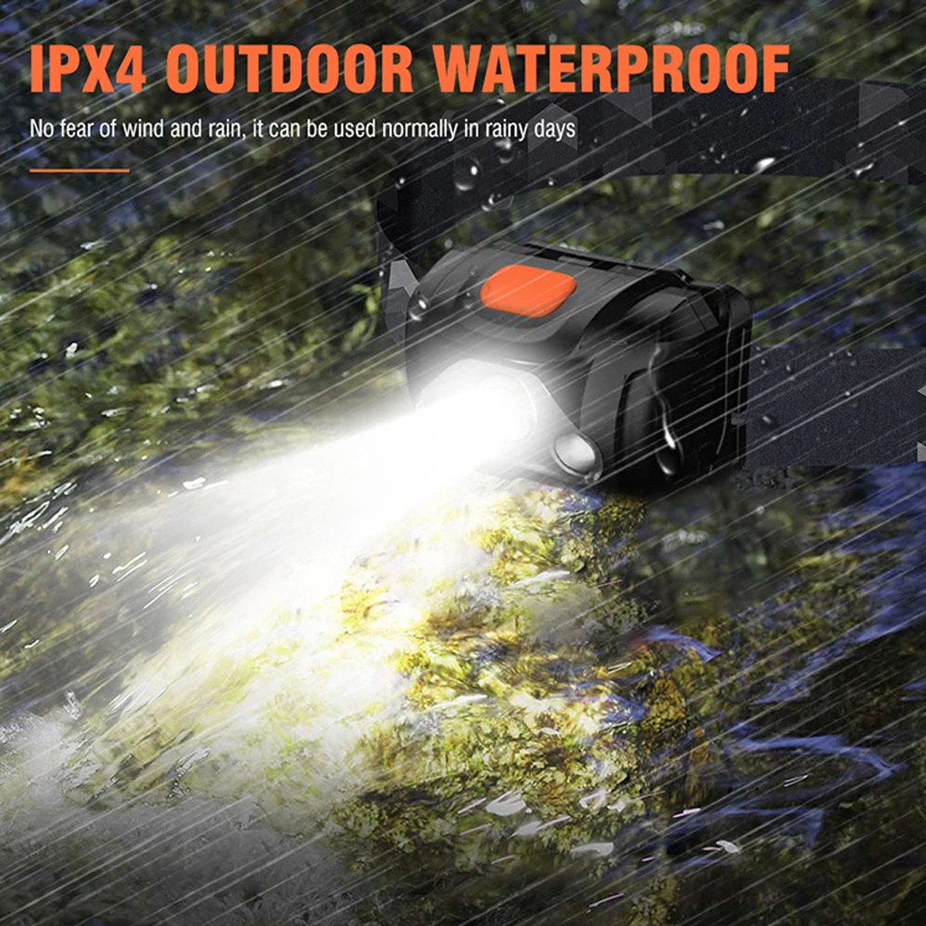 

Outdoor XPE Headlight Camping Green Light Lightweight 4 Modes Headlamp