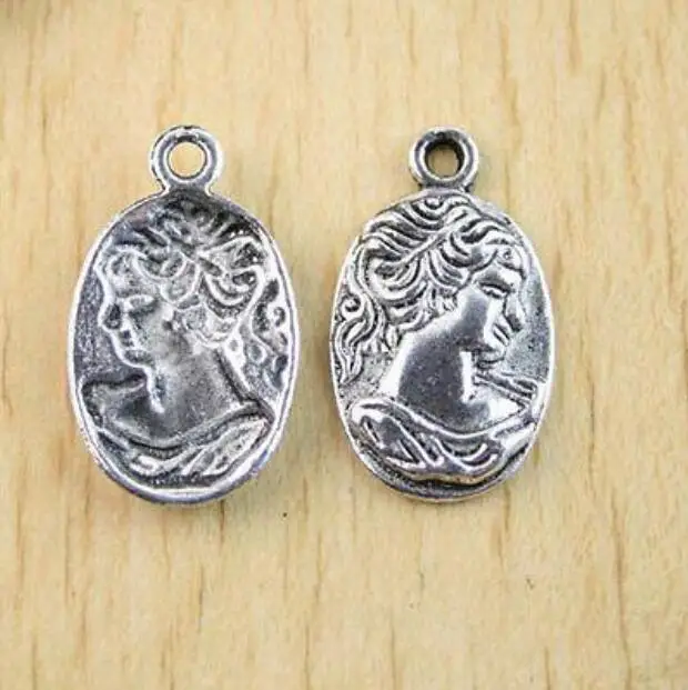 8 шт. 29 2x17 1 мм тибетские серебряные женские Овальные Подвески h1124