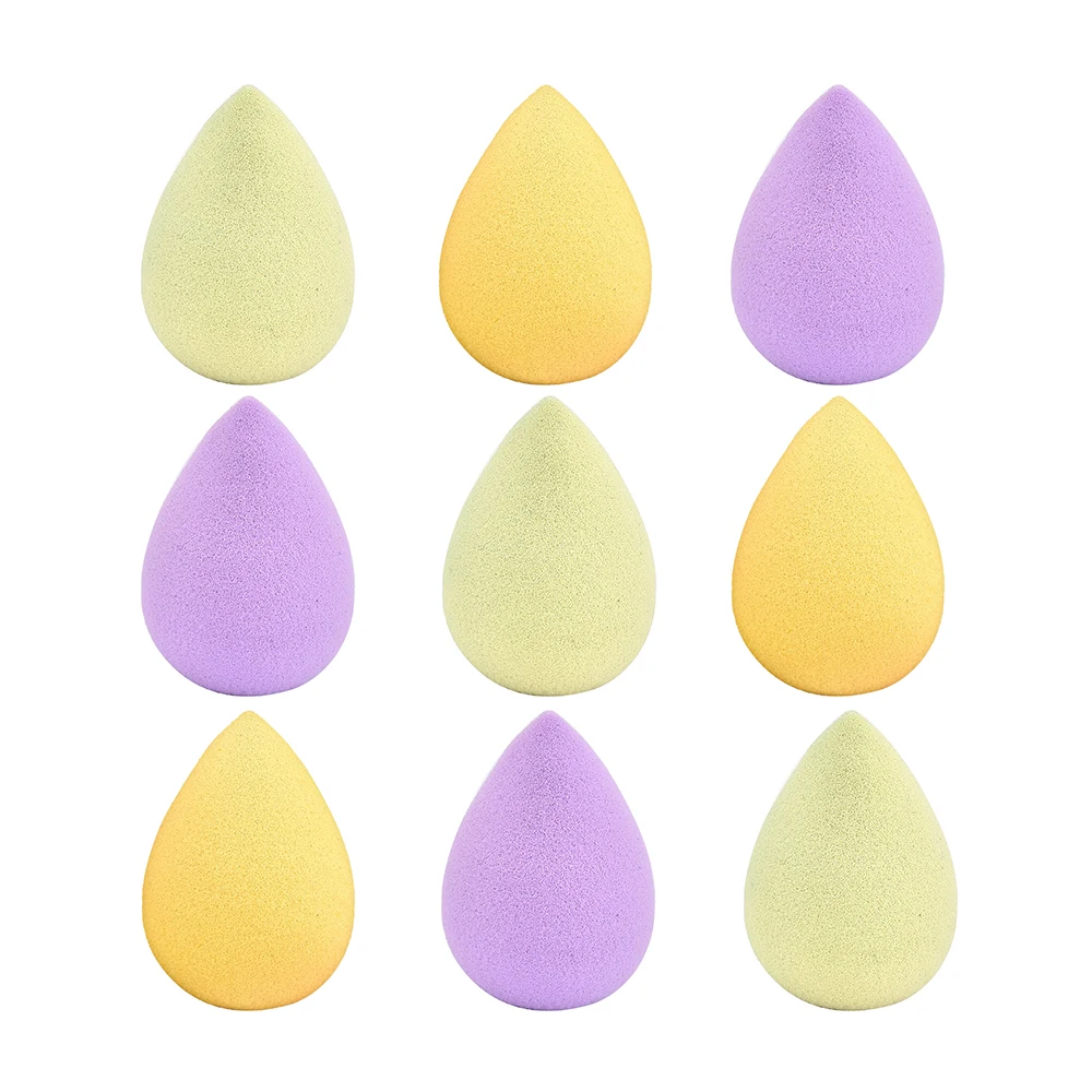 

10 Pcs Wet and Dry Mini Makeup Sponge Water Drop Shape Makeup Soft Foundation Puff Concealer Flawless Cosmetic Tool Random Color