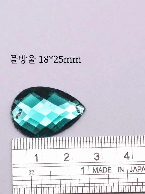 Капли воды 8*25 дрель для ручного шитья акриловые стразы с плоским дном DIY материал