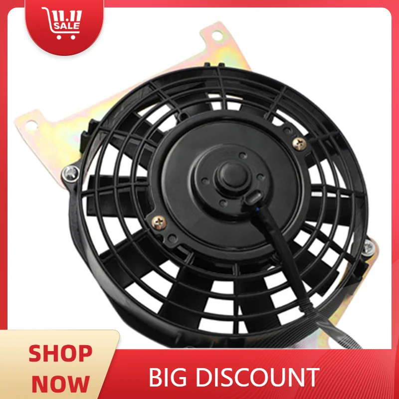 

Вентилятор охлаждения радиатора подходит для Yamaha Гризли 660 YFM660F 4X4 2002 2003 2004 - 2008 ATV Quad Oil Cooler Водяной радиатор