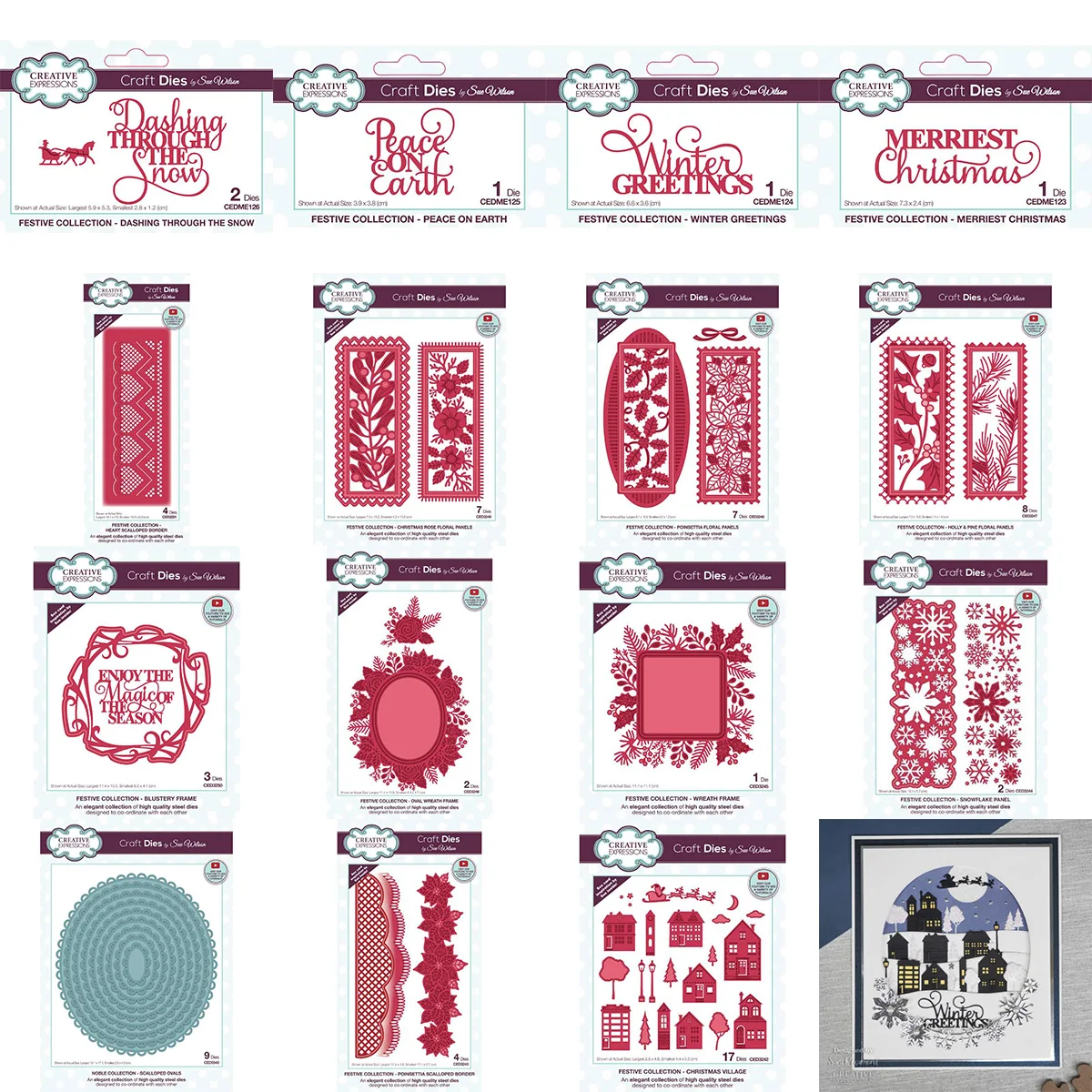 

New 2022 Arrival House Metal Cutting Dies for Christmas Decoration DIY Paper Card Scrapbook Photo Album Embossing Craft Dies