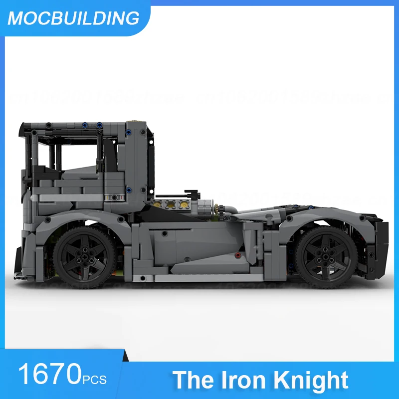 Строительные блоки MOC Железный рыцарь гоночный грузовик строительные