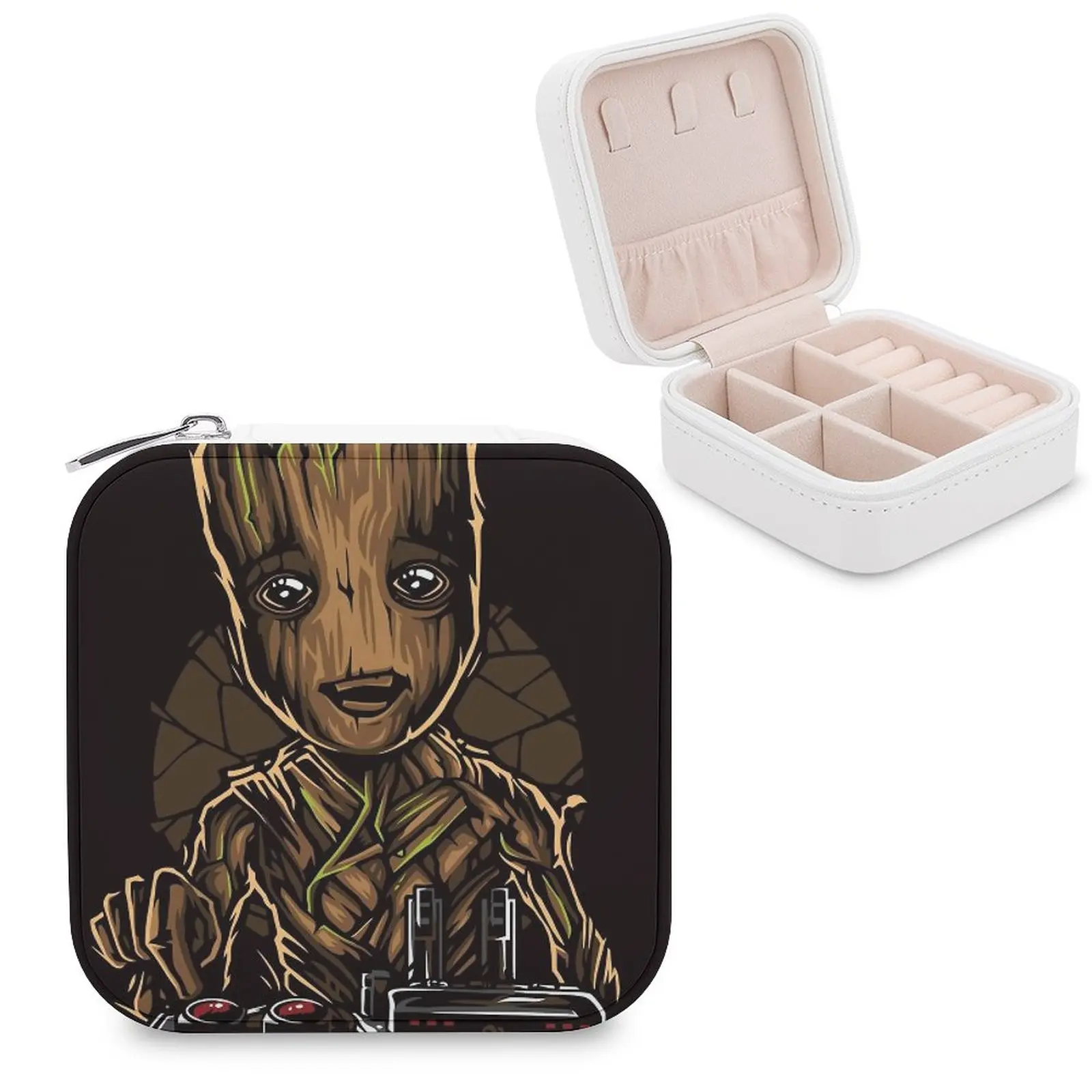 Коробка для хранения ювелирных изделий из комиксов портативный кожаный бокс