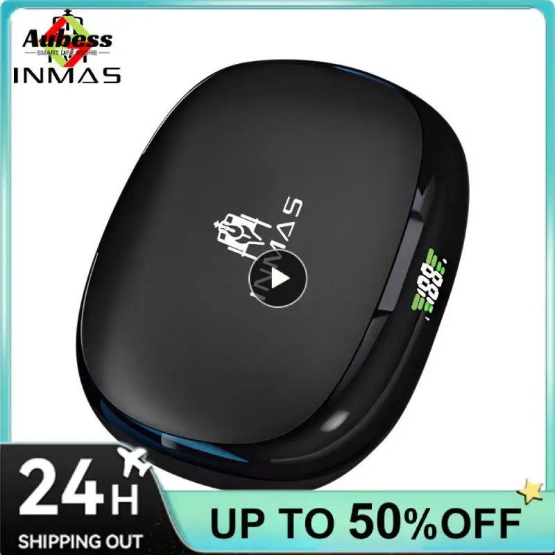 

Voice Assiatant Touch Control Wireless Earphones Digital Display Wired Earbud Noise Reduction Waterproof Hanging Ear