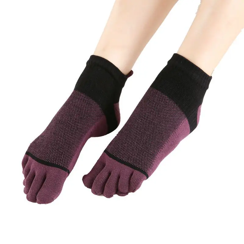 

New Five Toes Yoga Women Ankle Socks Cotton Breathable Pilates Socks Ladies Ballet Dance Fitness Gym Sports Short Socks