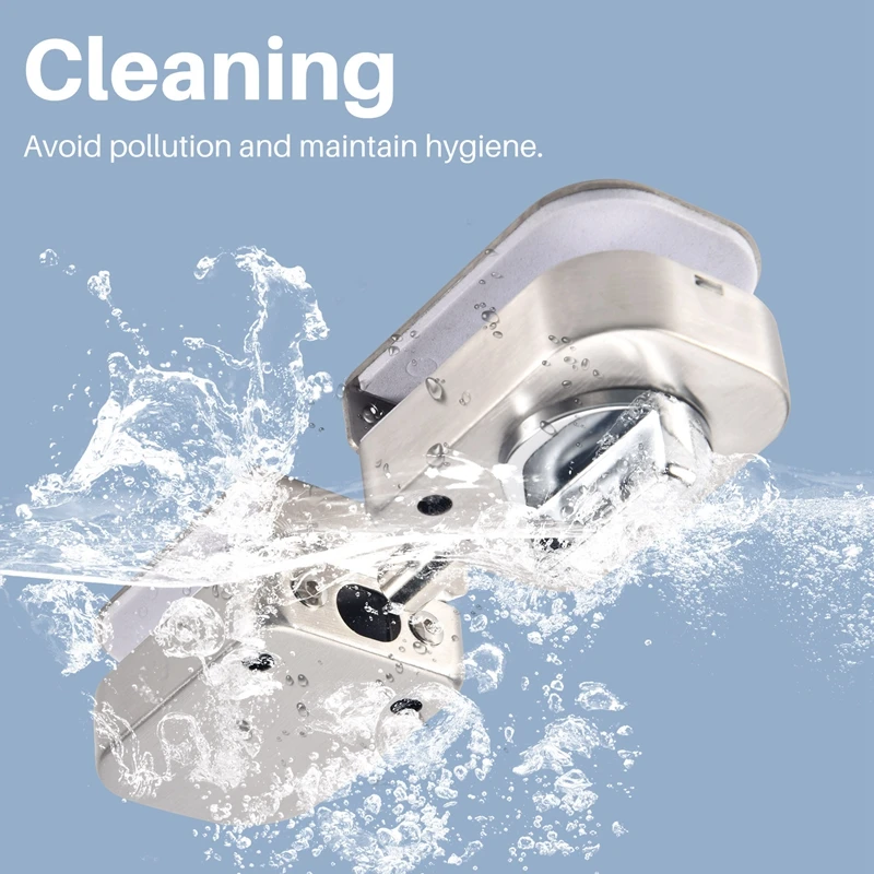 Нержавеющая сталь стеклянные дверные защелки замок/болт 138А без сверления для