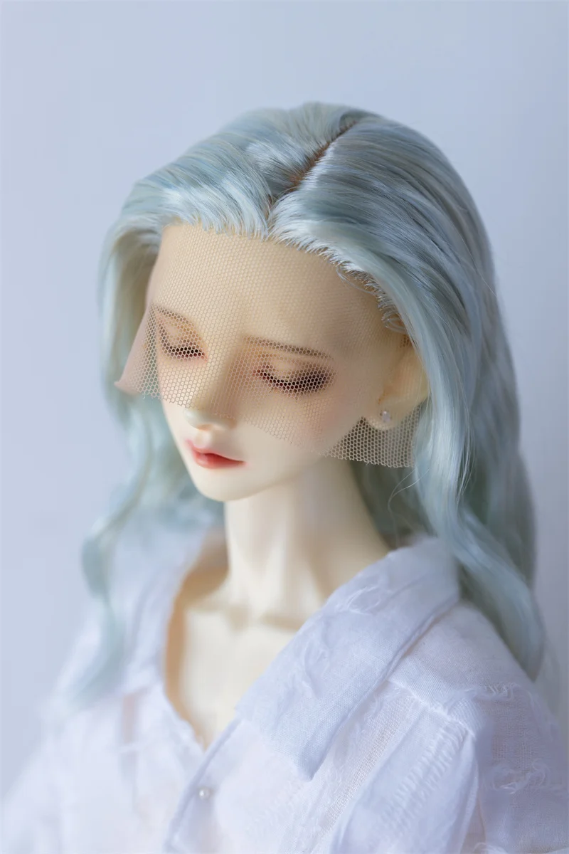 

BJD 3 points small 3 points wig false hair hand hook modeling hair milk silk shawl hair