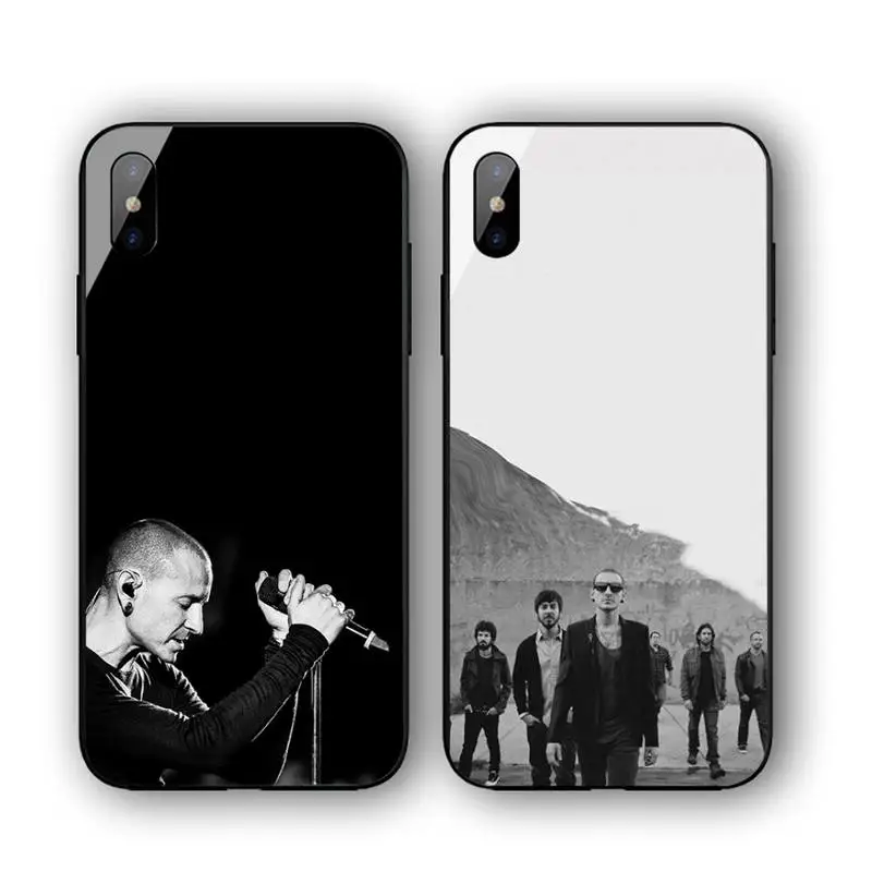 

RIP Chester Charles Bennington Phone Case For Iphone 11 12 13 14 Pro Max 7 8 Plus X Xr Xs Max Se2020 Tempered Glass Cove