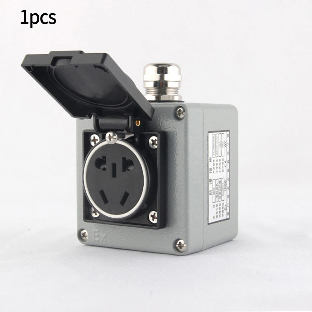 

Explosion-proof Socket Wall Plug 3500w 250v 10A/16A 3/5 Hole Waterproof Switch Nylon Surface Mounted Panel Control Switches