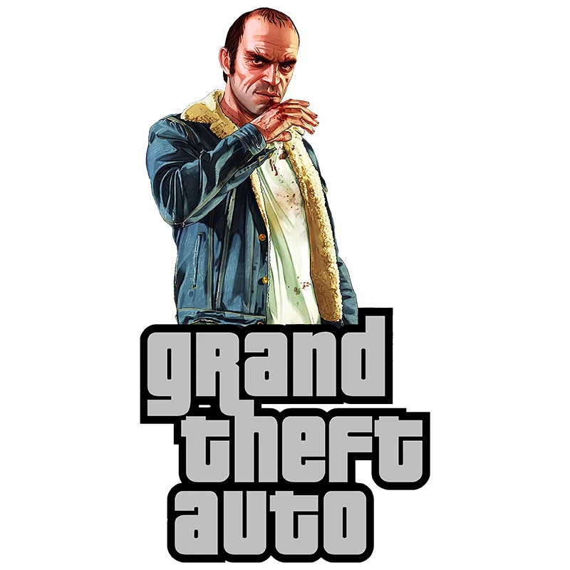 Y415# Boutique Decals Exterior Accessories GTA Grand Theft Auto SAN ANDREAS Logo Vinyl Car Stickers Automobile Decorative - купить по