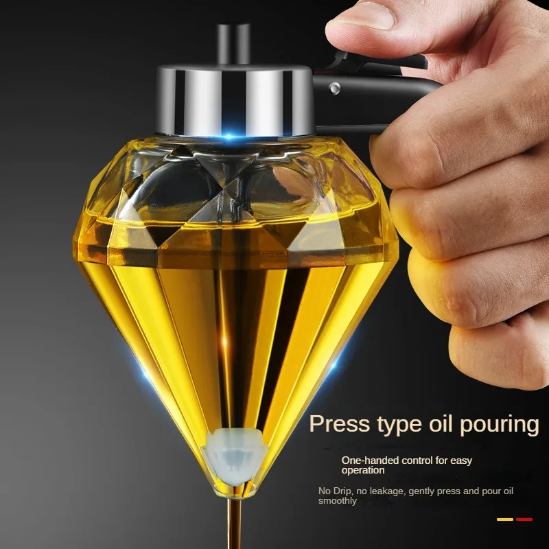 

Алмазный Стеклянный Горшок для масла, пресс, Алмазный горшок для масла, банка для меда, стеклянная бутылка для соуса, банка для специй, банки для специй