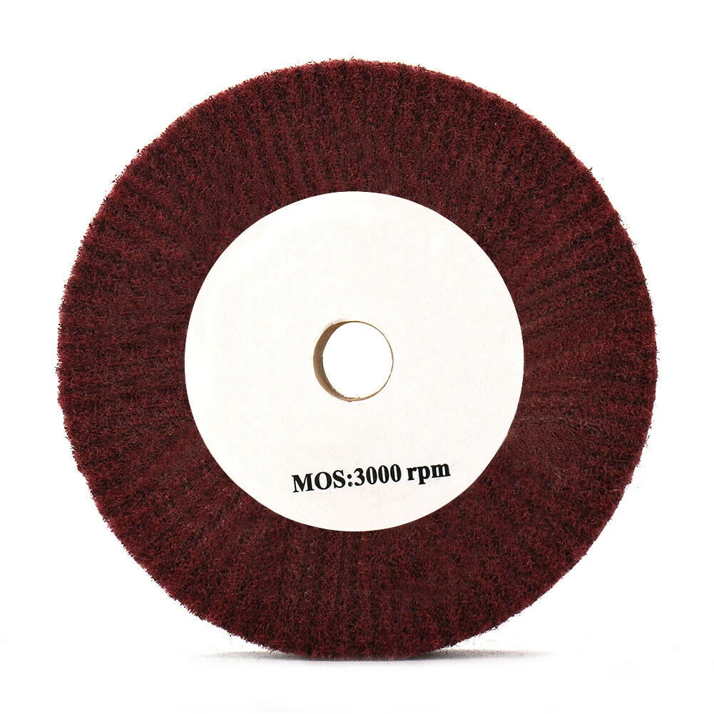 

Polishing Wheel 4 12 Nylon Fleece Flap Polishing Wheel Ideal for Final Sanding of Wood or Metal with 320 Grit Abrasive