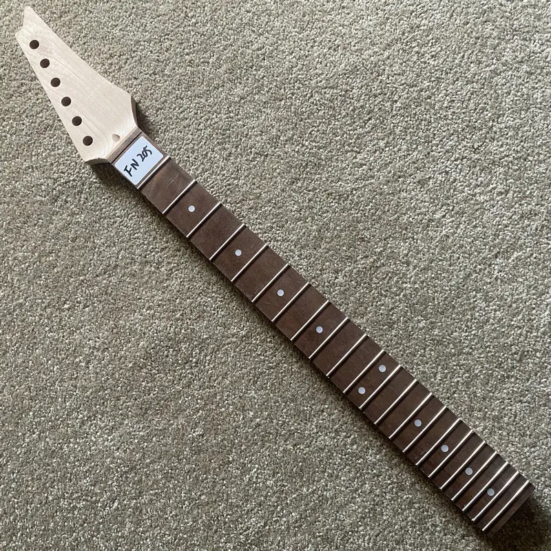 FN205 Полуфинишный 6-струнный гриф для электрогитары на заказ без красок клен +