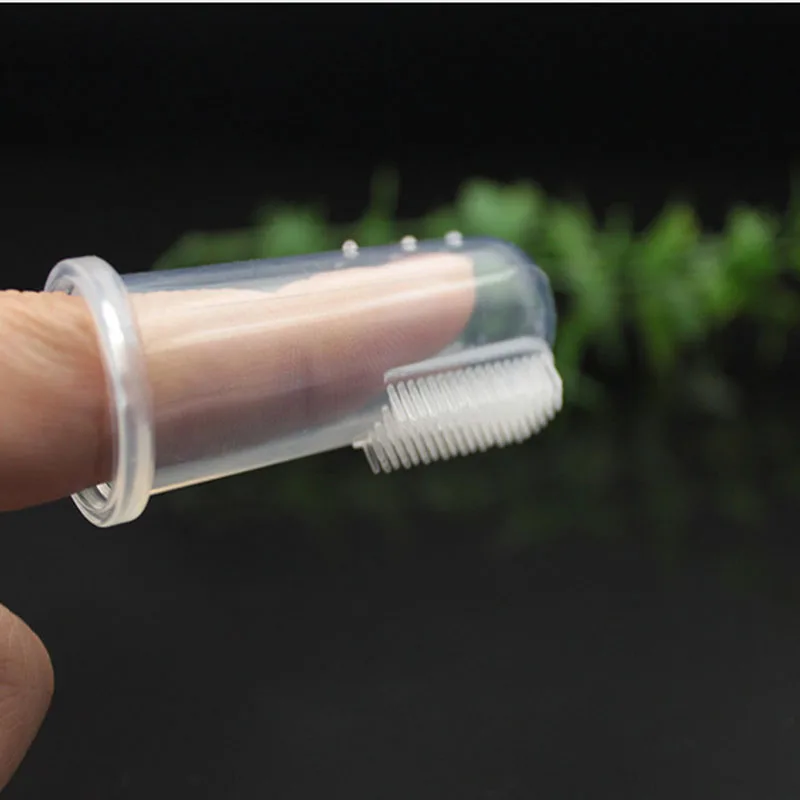 

Pet Toothbrush Super Soft Bristles Dog Bad Breath Cleaning Tartar Finger Brush Pet Cat Dog Tooth Care Tools Cleaning Supplies