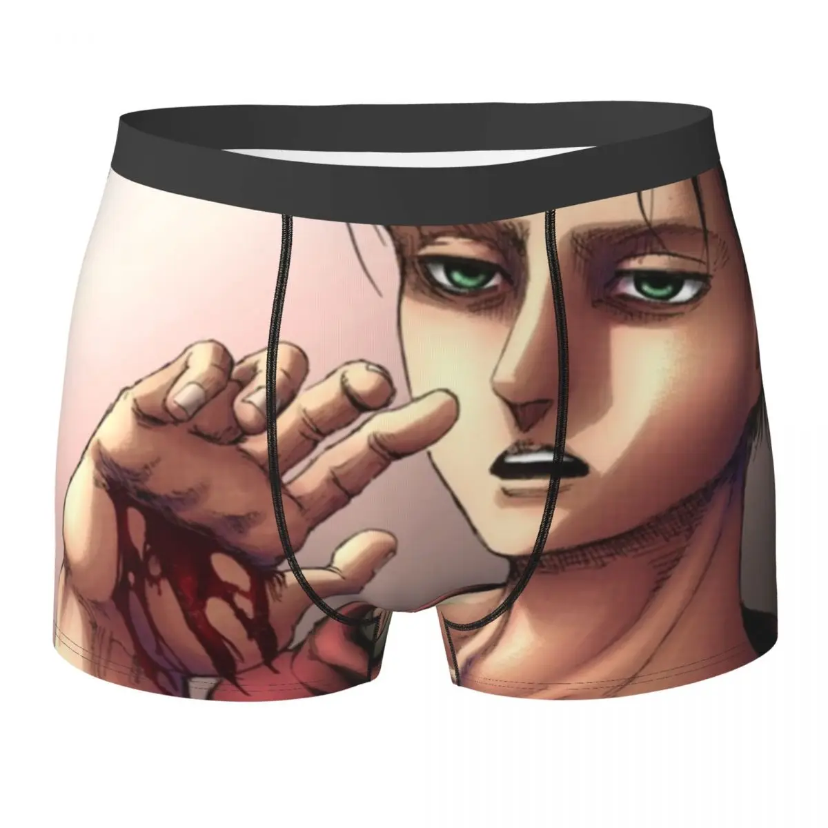 

Eren Yeager Underwear anime manga japan Pouch Trenky Boxershorts Print Shorts Briefs Cute Man Underpants Large Size