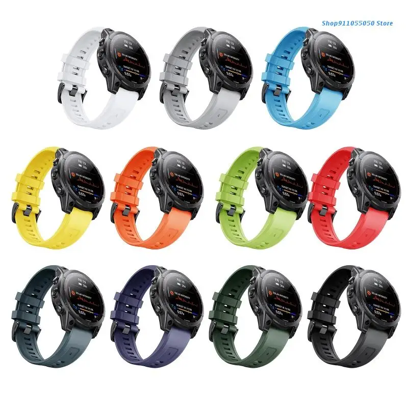 

Ремешок силиконовый для наручных часов, 22 мм, для Garmin fenix 6/5