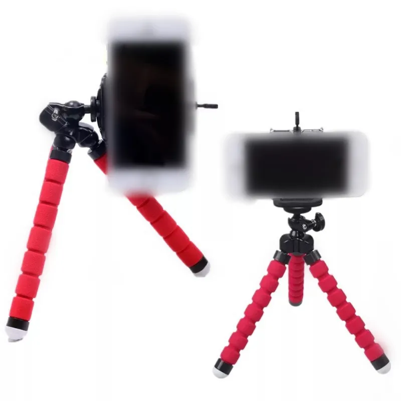 

Sponge Octopus Tripod Stand for Live Streaming Lazy Deformation Mobile Phone Holder Support Portable Camera Tripod телефона