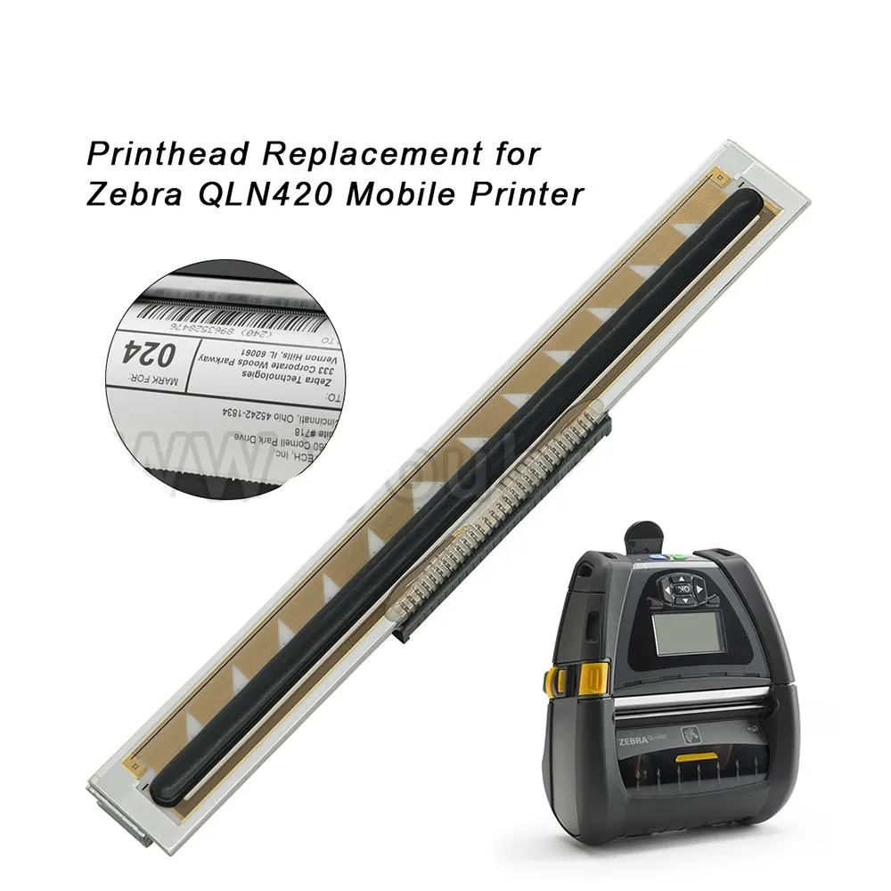 Новинка оригинальная печатающая головка Zebra QLN420 203dpi для термопечати этикеток PN: