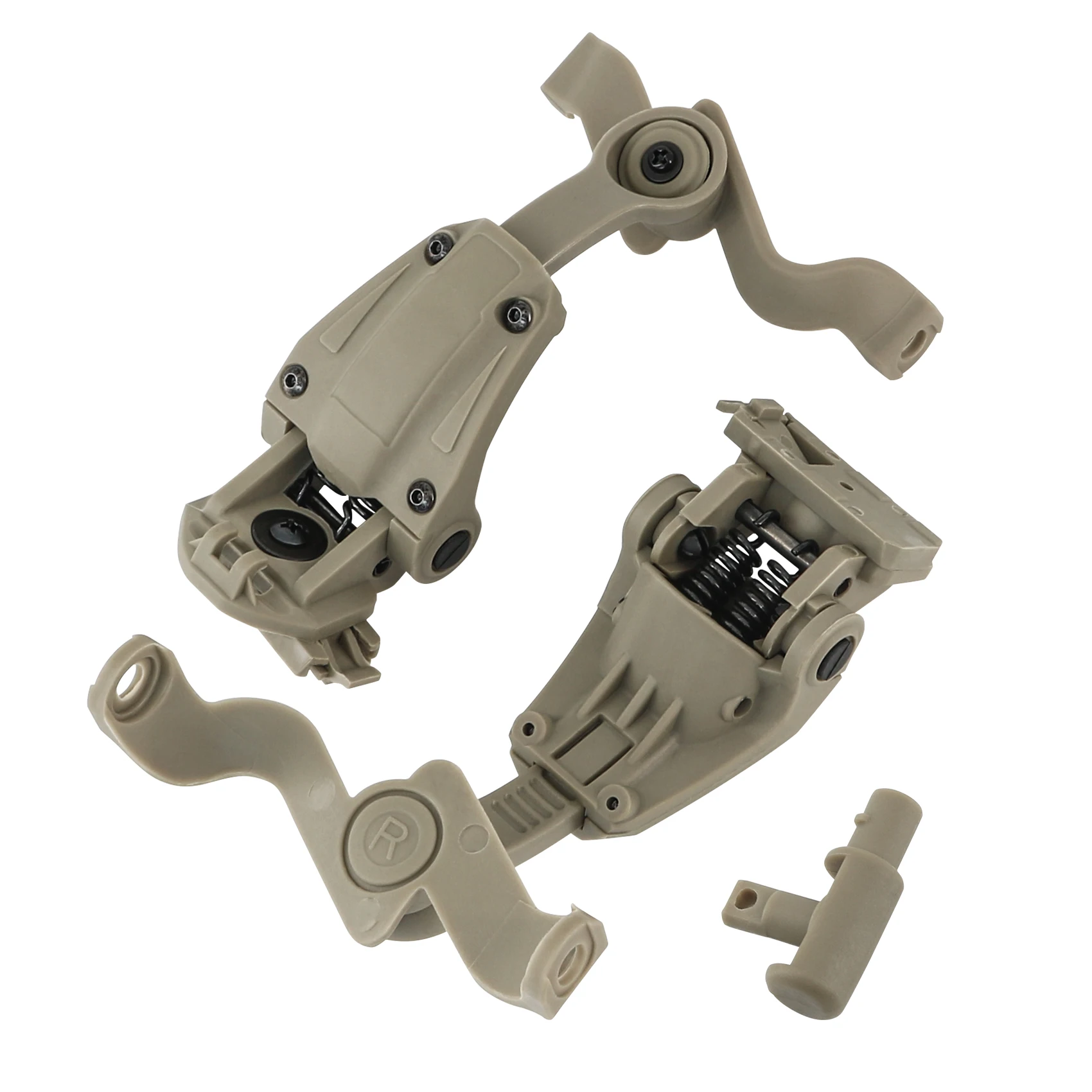 Hearing Protection Electronic Headset Adapter for EARMOR Military Headset M31-Mark3/M32-Mark3/M31X Tactical Headset for ARC Rail