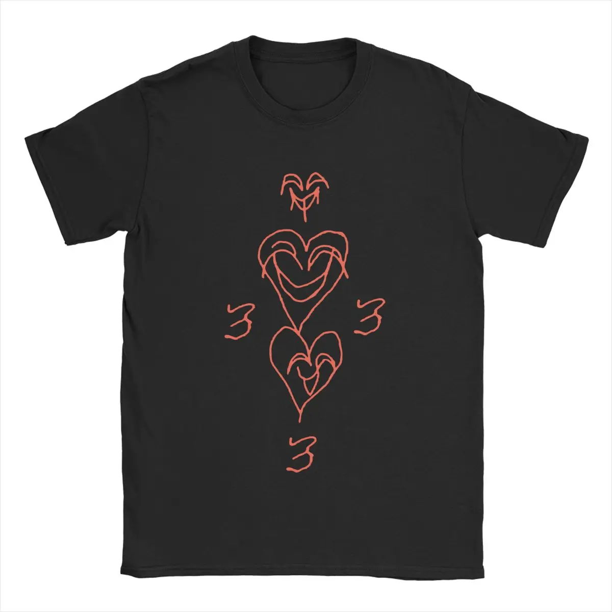 

Мужские футболки с логотипом Bladee Drain Gang 333, одежда из чистого хлопка, Винтажная футболка с коротким рукавом и круглым вырезом