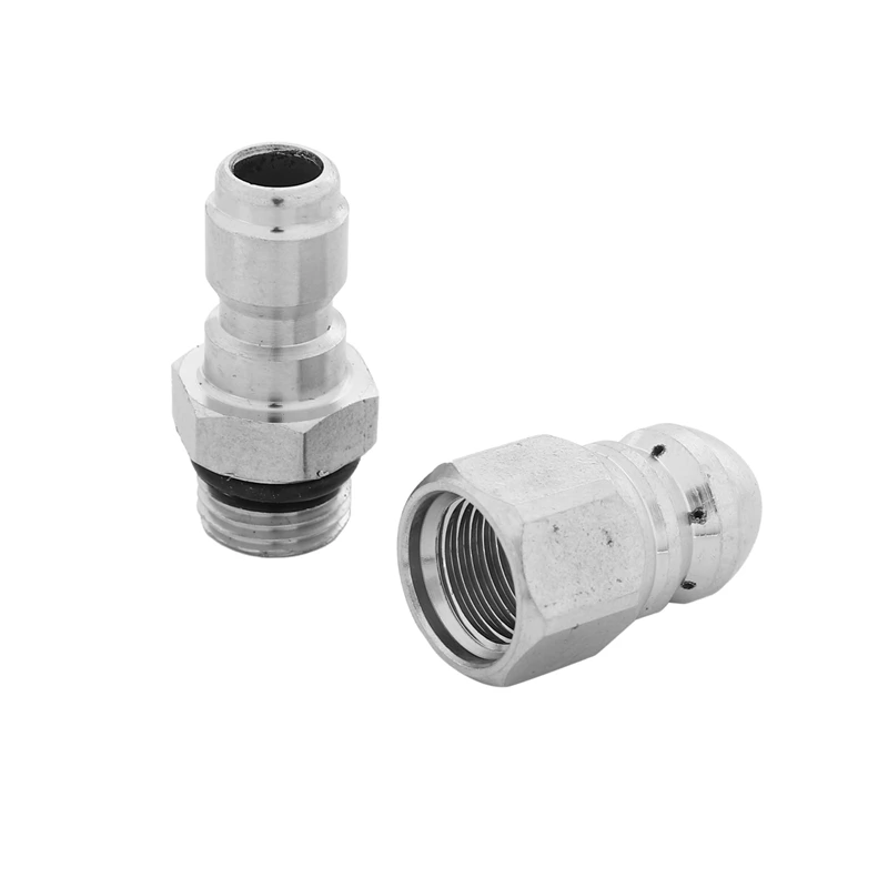 2 шт. канализационная Форсунка для мойки высокого давления 1/4 дюйма