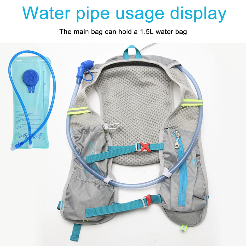 Увлажняющий жилет для бега рюкзак сумка фитнеса регулируемый походный легкий