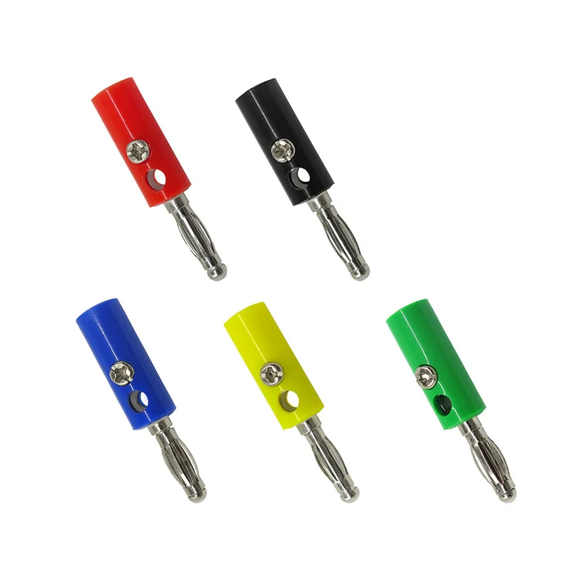 

Stabilize 4mm Power Terminal Not Easy To Burn When Exposed To Fire Anti-corrosion Audio Plug Durable To Pull And Insert