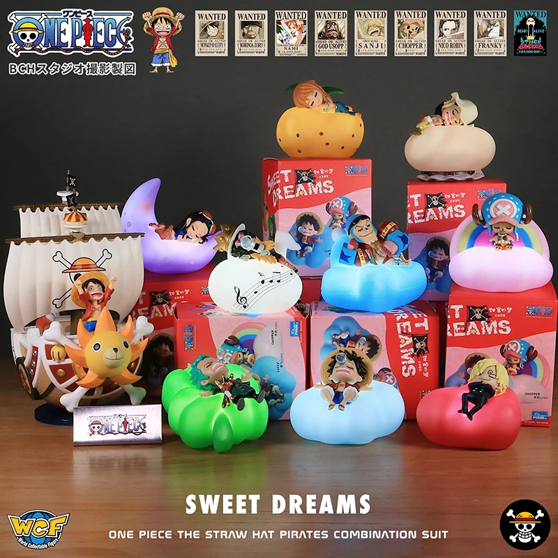 

One Piece Sweet Dream Night светильник Series Неоткрытая коробка Луффи Зорро аниме периферийная модель дисплей экшн-фигурка Сюрприз подарок