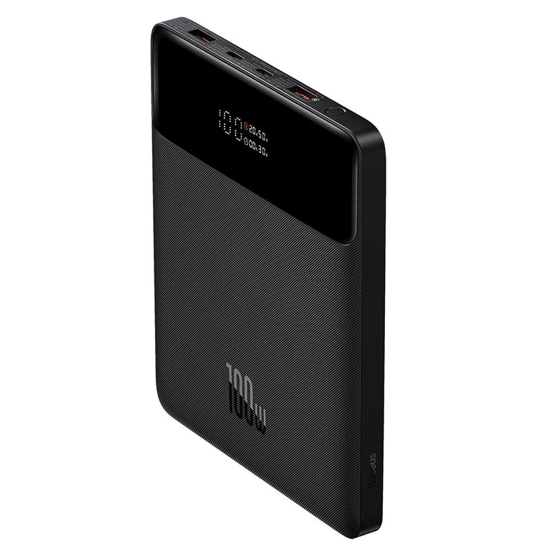 

Baseus 100W Power Bank 20000mAh Type C PD Fast Charging Powerbank Portable External Battery Charger for Notebook with 100W Cable