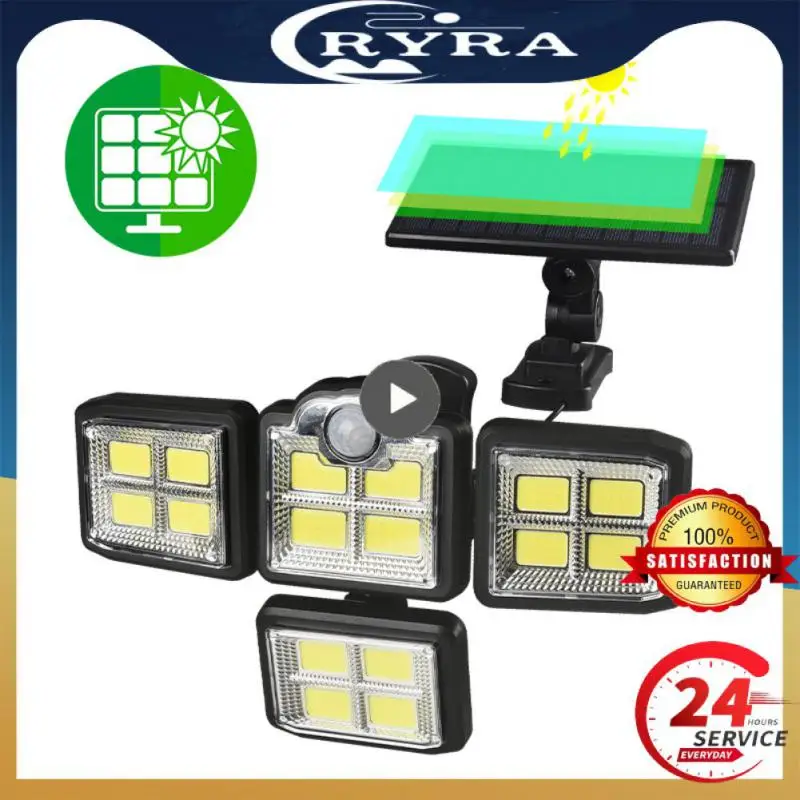 

1~4PCS Outdoor Solar Lights Motion Sensor Powerful Led Lamp Spotlight Sunlight Energy Waterproof For Exterior Garden Wall Decor