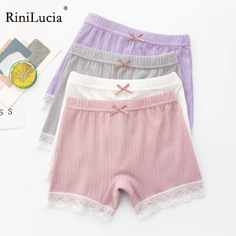 

RiniLucia 2022 Summer Girls Safety Pants Top Quality Toddler Kids Baby Girls Short Pants Girl Stretchy Safety Shorts Underpants