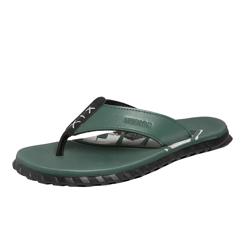 

Мужские летние шлепанцы, нескользящая легкая обувь, цвет хаки, плоская подошва, цвет хаки, 2022