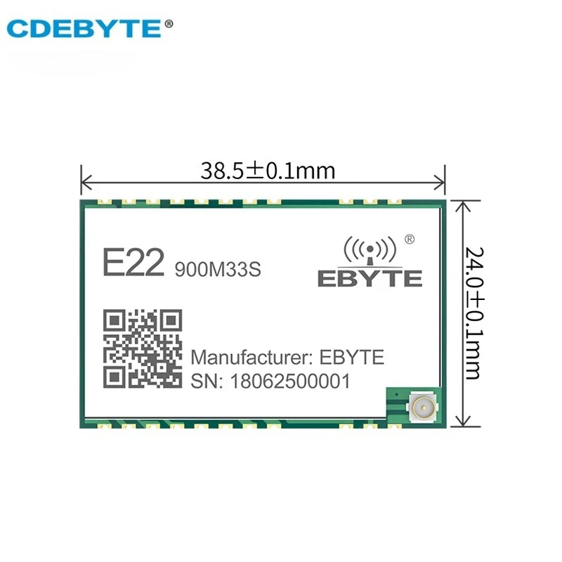 Фото SX1262 Беспроводной модуль с расширенным спектром LoRa CDEBYTE E22-900M33S 868/915 МГц 33 дБм 16 км SMD SPI Модуль Высокоточный TCXO №2