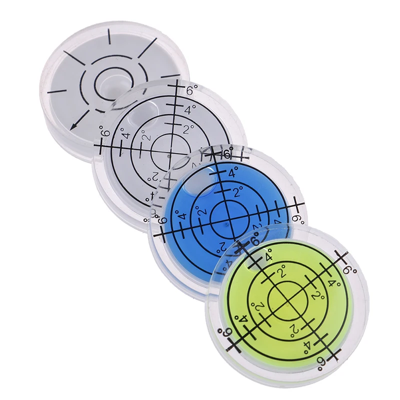 

32x7mm Horizontal Bubble Level High Precision Environmental Bulls Eye Spirit Level Round Bubble Mini Circular Measuring Kit