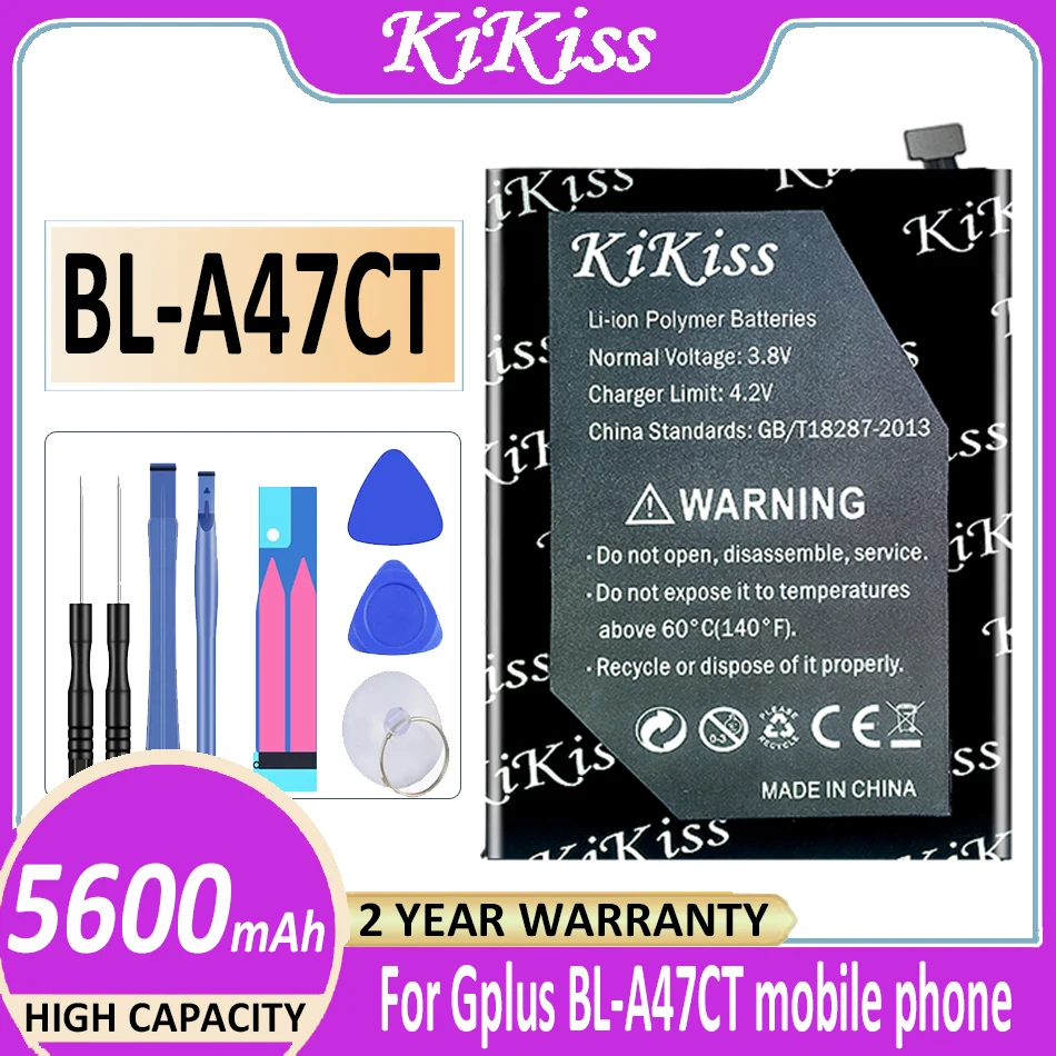 

Original KiKiss Battery BLA47CT 5600mAh For Gplus G plus BL-A47CT Mobile Phone Bateria