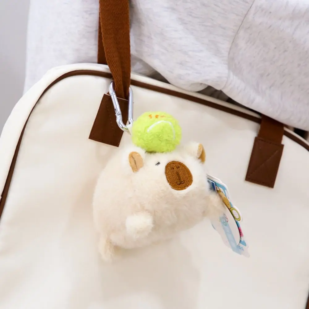 Милая плюшевая игрушка капибара мультяшная Гвинея мягкая набивная кукла брелок