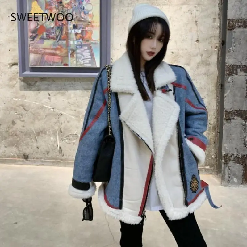 Coats Jackets Women Faux Fur Teddy Outerwear Female Overcoat Bomber Jacket Winter Coat Fashion Vintage Suit Harajuku Gothic 2022