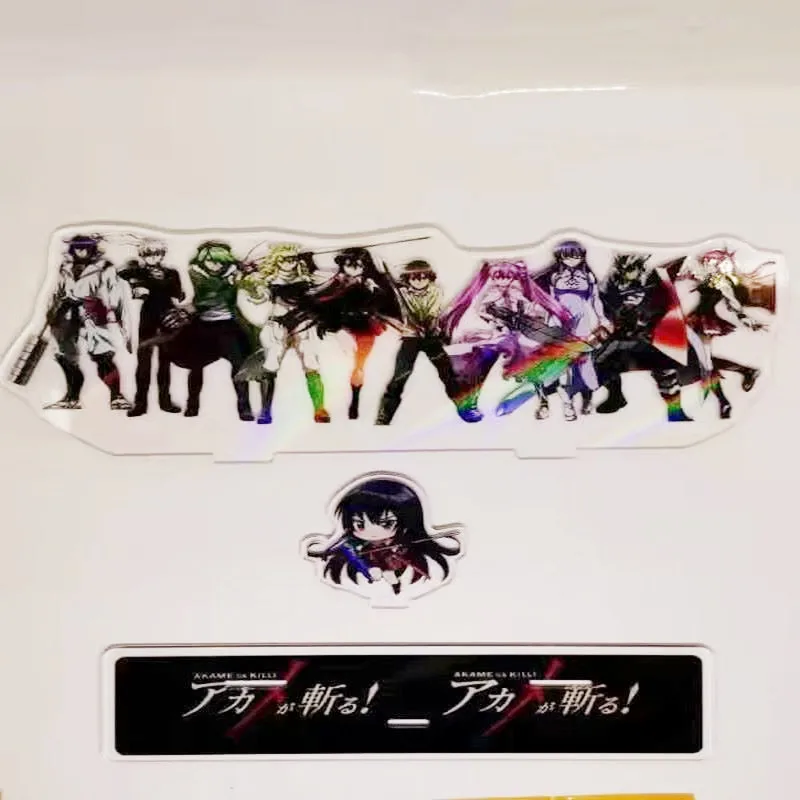 1 шт. кавайная аниме Akame Ga Kill Group акриловая модель на подставке Mine Tatsumi leonesdeath Lubbock