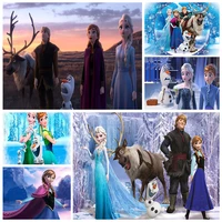 5d diamonds painting cartoon princess frozen cross stitch diy ab drill embroidery abstract mosaic picture home decoration jh109