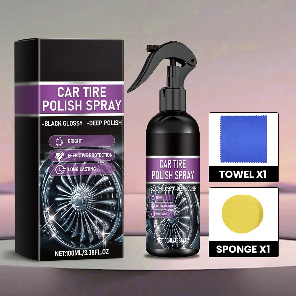 Средство для блеска шин Блеск Антиобрастающее покрытие Защита от трещин