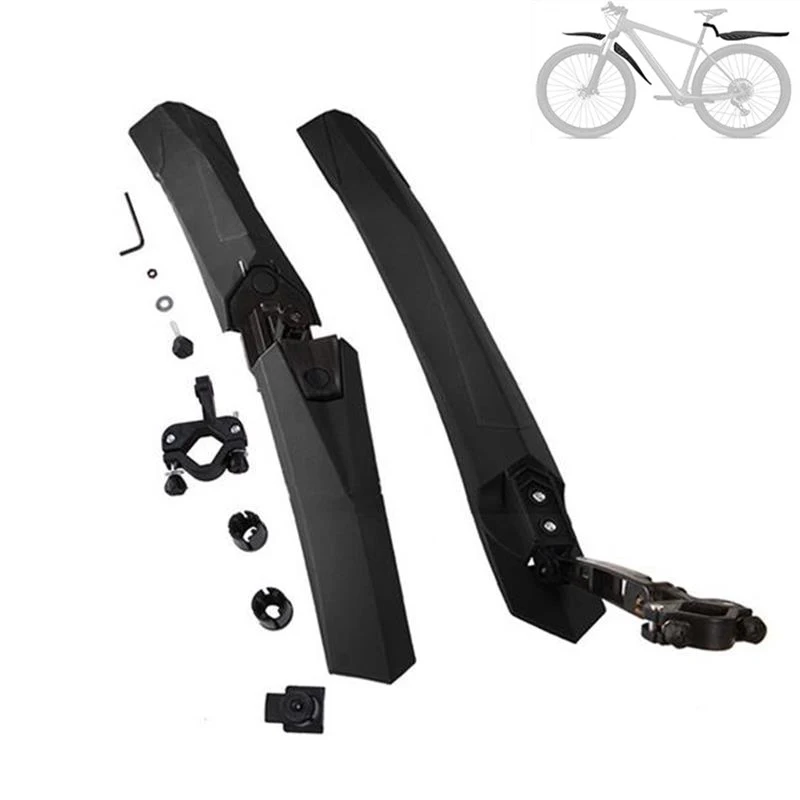 Boteyle Mountain Bike Bicycle Fenders Quick Release 2PCS Fro